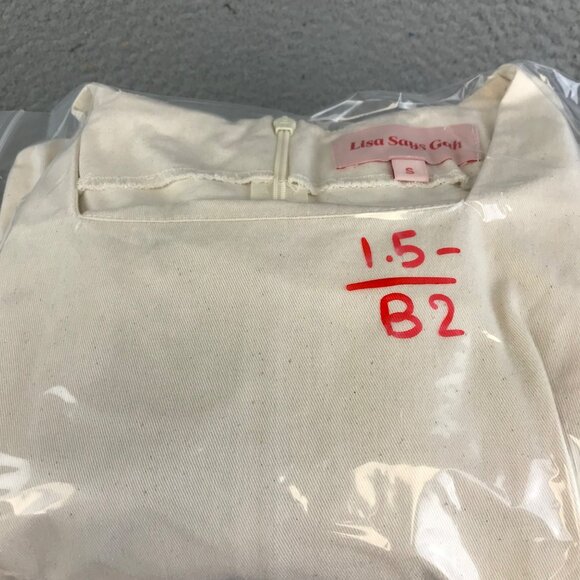 Lisa Says Gah Maddie Dress puffed shoulder size Small - Picture 14 of 14